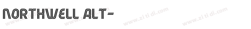 northwell alt字体转换